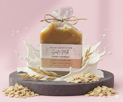 Goat Milk Soap Honey Oatmeal