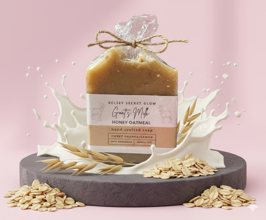 Goat Milk Soap Honey Oatmeal